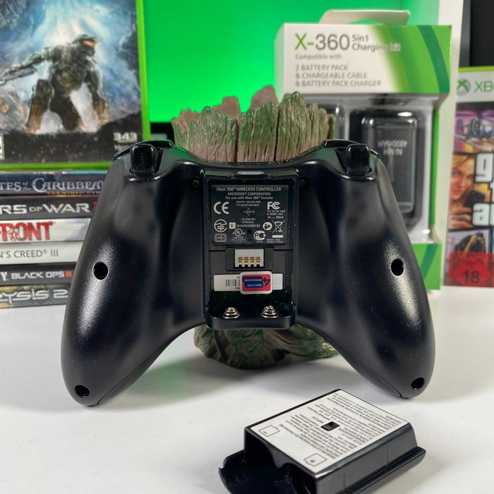 Консоль Xbox 360 S Freeboot приставка Іксбокс Б/У + Геймпад Оригінал + Kinect + 5 встановлених ігор асортимент приставок хбокс