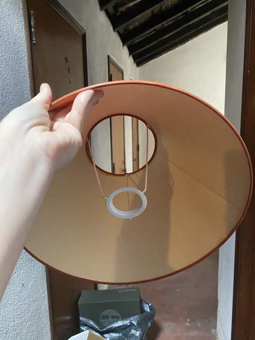 Abajur terracota / alaranjado