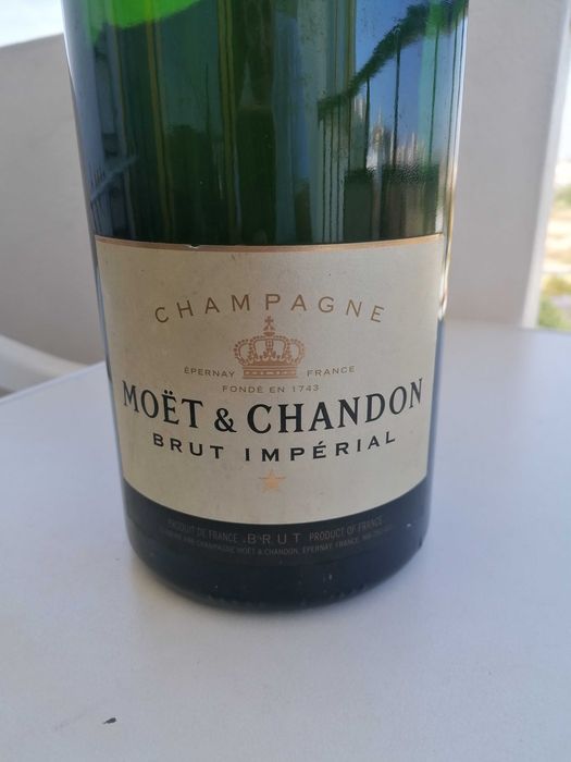 Garrafa Champanhe Moet Chandon decoraçao