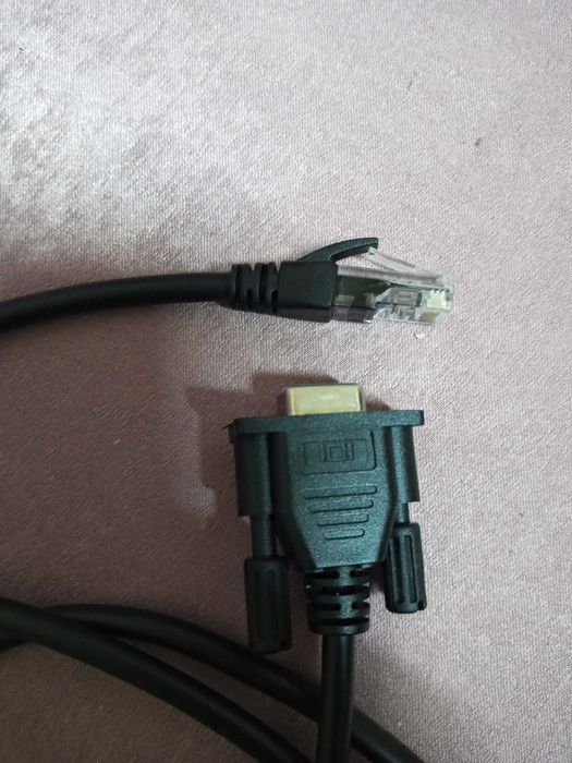 Kabel przejściówka RS232 RJ45 do DB9