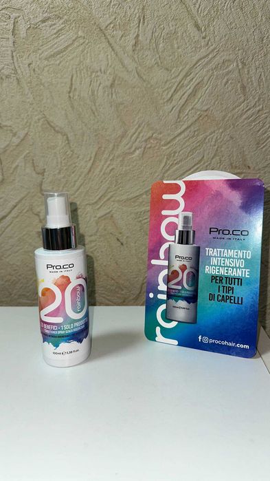 Набір для ботокса волосся  Pro.Co + Спрей-Кондиціонер  Rainbow 100мл