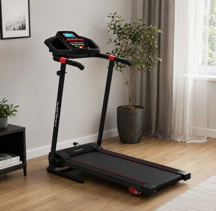Nowa Bieżnia Domowa Składana do 130kg 12 km/h + PULS Kąt Nachylenia