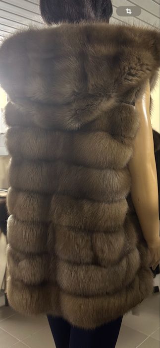 Рр 46-48.  Соболь жилет шубка парка