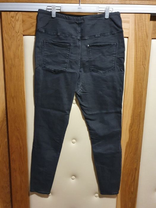 Spodnie ciążowe super skinny high rib H&M Mama, XL