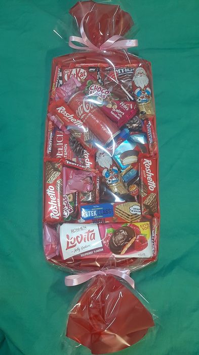 Букеты с атласной ленты