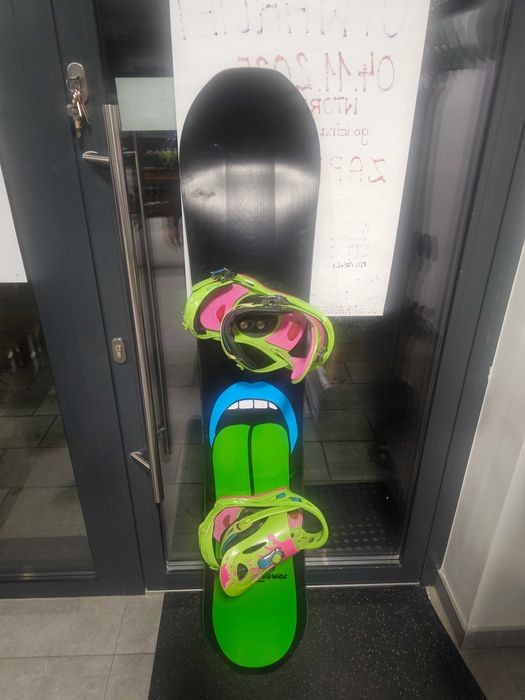 Bataleon Goliath 160 wide+wiązania Flux,stan igła