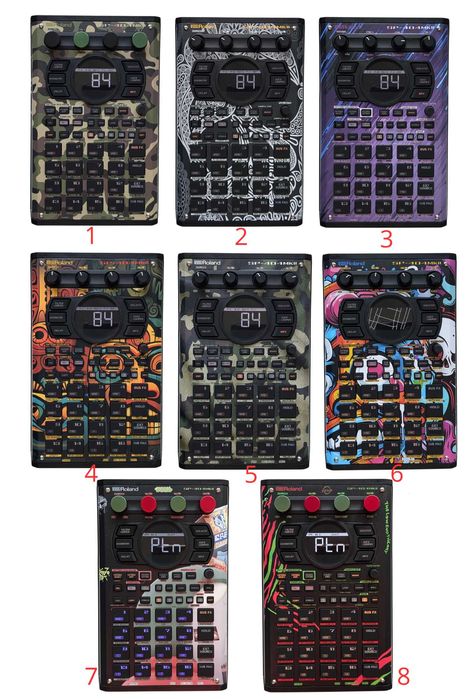 ROLAND SP-404 MK2 Skin Okleina Różne Wzory