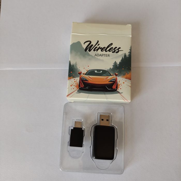 Adaptador para Carplay e Andoid Auto sem fios