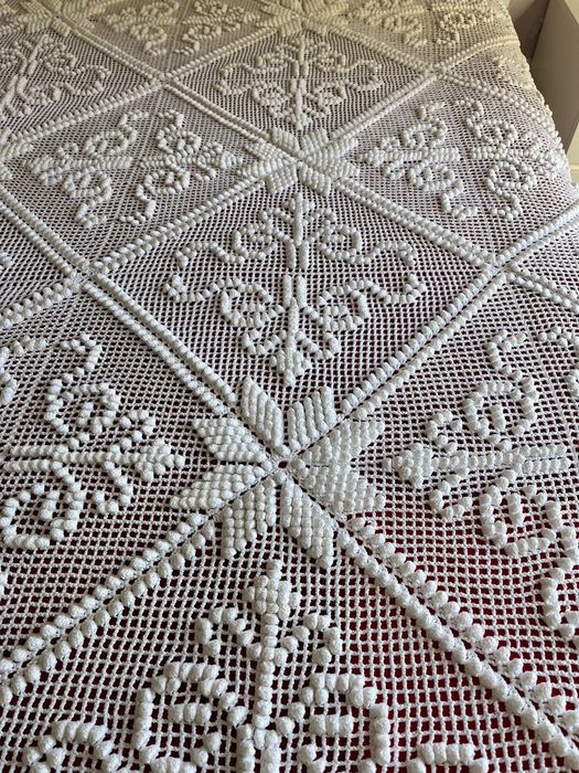 Colcha em crochê