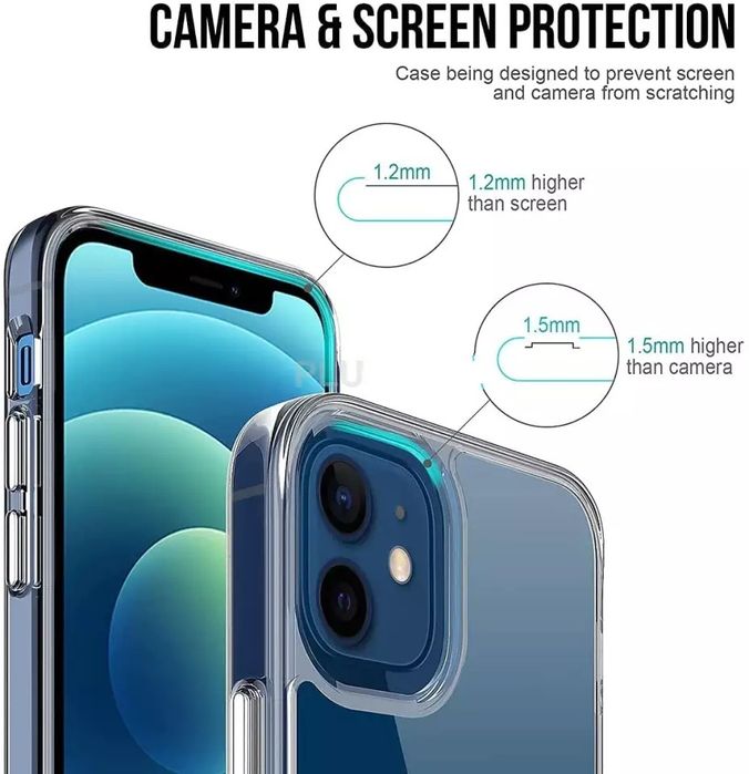 Capa Anti-xock P/ iPhone 13 Mini / 13 Pró / 14 Pró / 13 Pró Max / 15