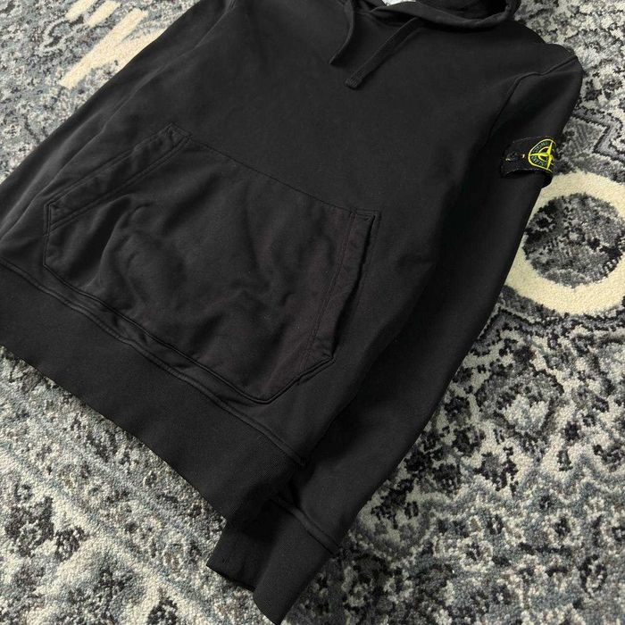 Stone island zip hoodie black