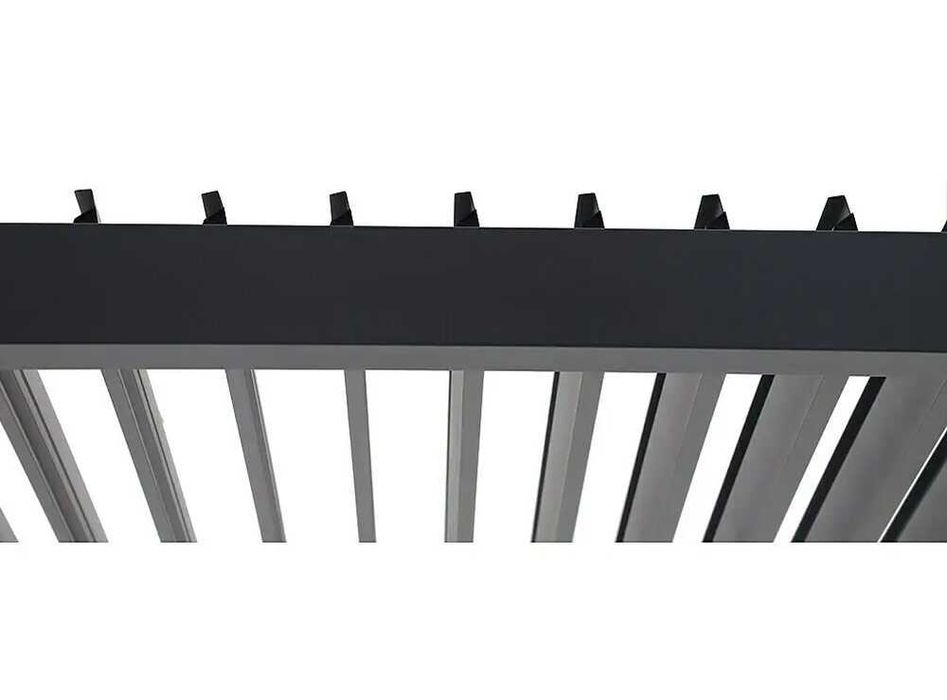 Pergola ogrodowa 6×3 m Anthracite z regulowanymi lamelami