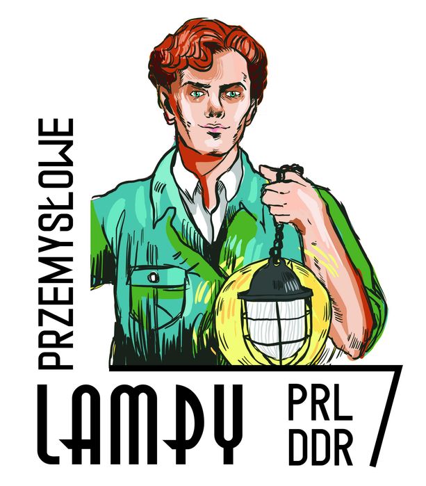 Lampa przemysłowa DDR - VEB Leuchtenbau Wittenberg