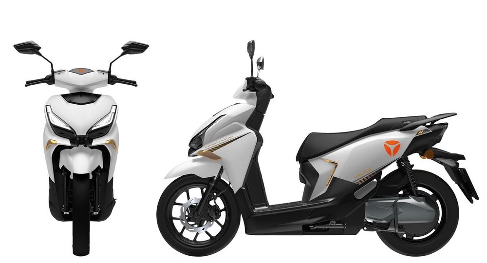 Електричний мопед Yadea Velax  двигун 2000W, акумулятор літій-залізо-фосфатний 72V/30Ah
