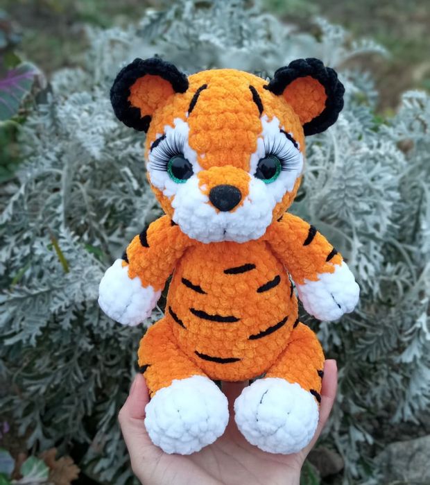 ТИГРЁНОК,KALUSH,Калуш,Пони,единорожка, поняшка вязаная игрушка крючком