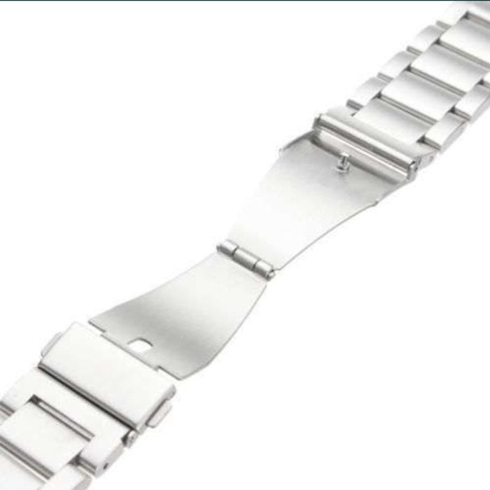 Bracelete Aço Maciço 18mm 20mm 24mm Fecho de Báscula