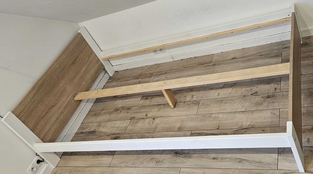 łóżko 120x200 z materacem stelażem i szufladą