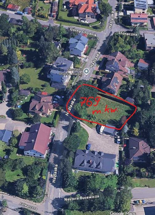 Działka budowlana 769 m² – Cieszyn ul. Hażlaska – świetna lokalizacja