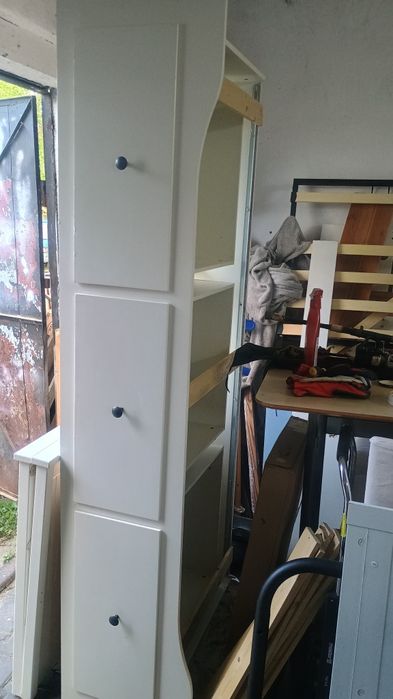 Łóżko drewniane  Ikea Hemnes rozkładane 80-160x200 materace