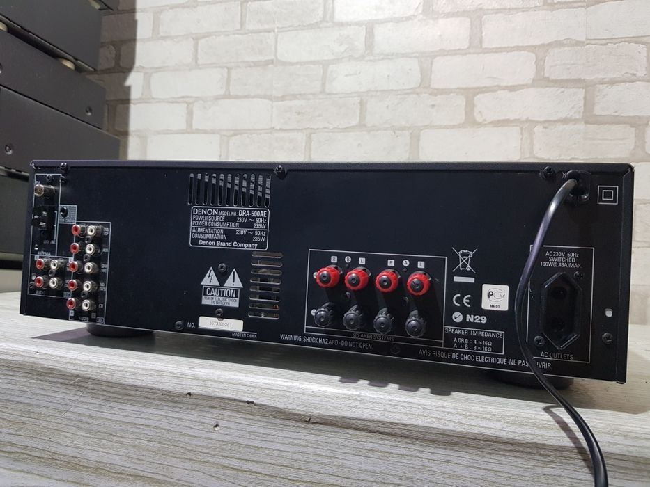 AV Стерео ресивер/підсилювач Denon DRA-500AE 2*95Вт!