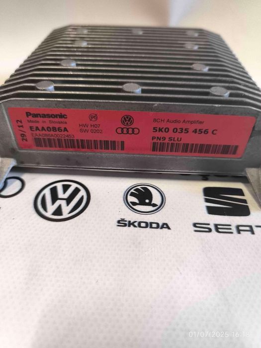 Amplificador de Colunas VW TIGUAN 2.0 TDI (103 kW / 140 cv) [03.2008 - 07.2018] 5K0035456C (OEM) | EAA086A (OEM)