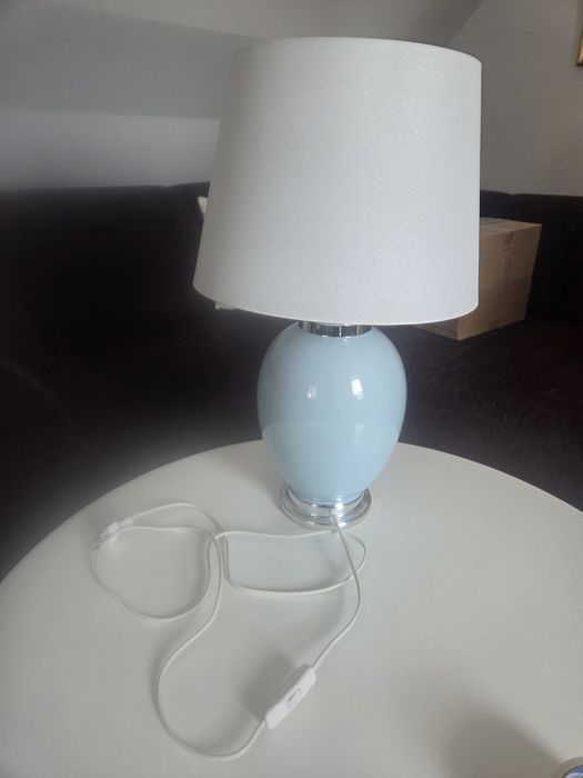 Lampa stołowa ceramiczna Beliani