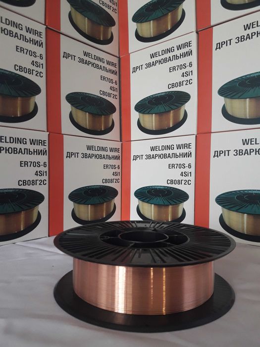 0,8 мм Проволока сварочная ОБМІДНЕН Дріт зварювальний Народний Варіант
