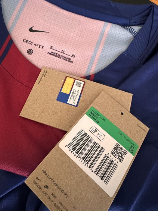 FC Barcelona, Robert Lewandowski, nowa z metkami, rozmiar XL, full patch LM