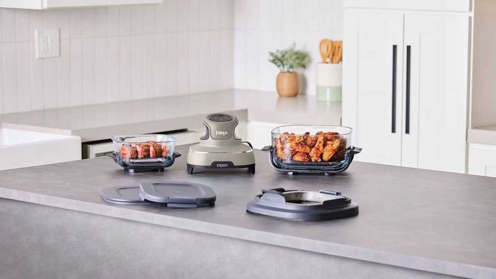 Ninja CRISPi airfryer frytkownica 3.8L 4w1 szklany NOWY 1700W GOLD