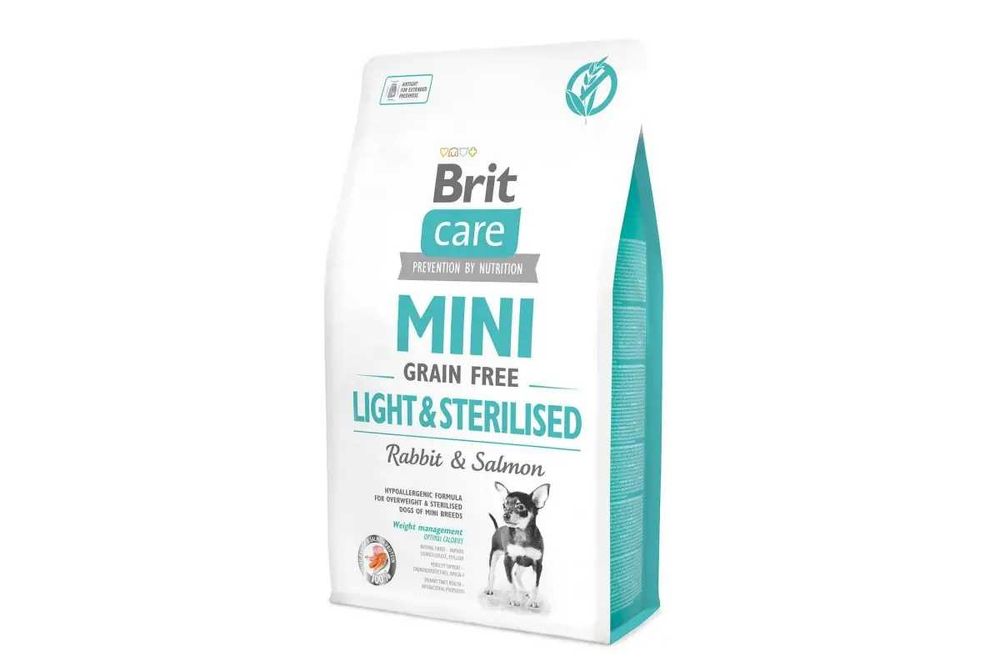 Сухий корм для собак міні порід Brit Care Mini Light Sterilised 2кг