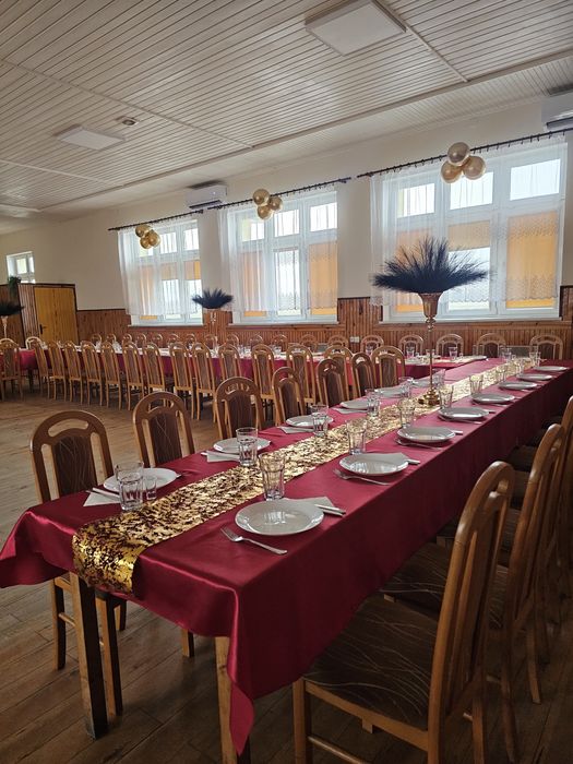 Burgundowe/bordowe obrusy