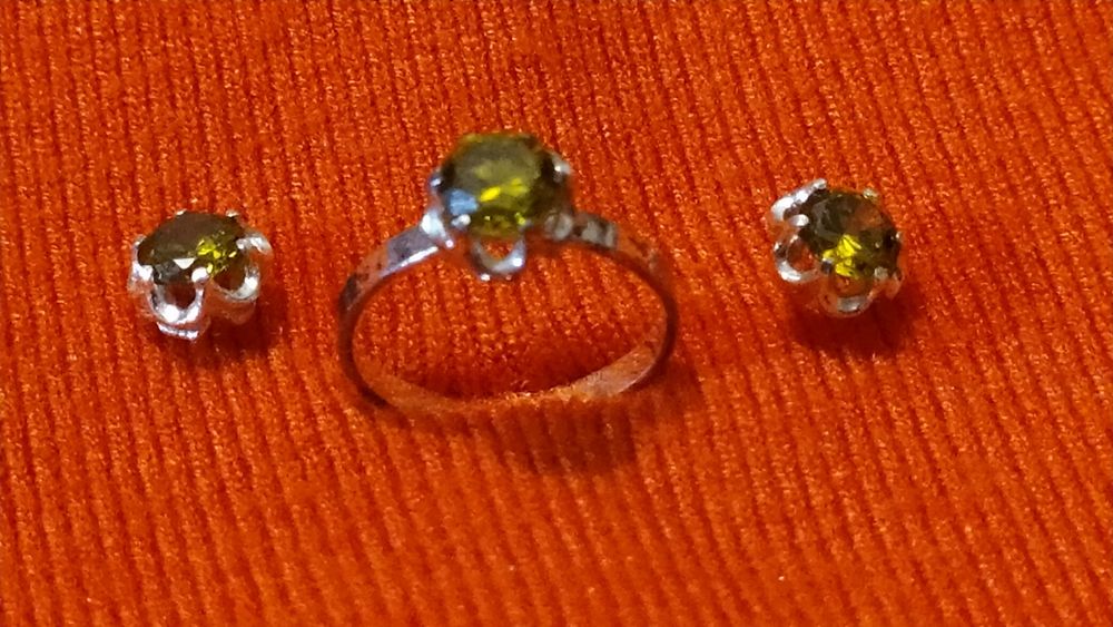 Komplet Biżuterii srebrny