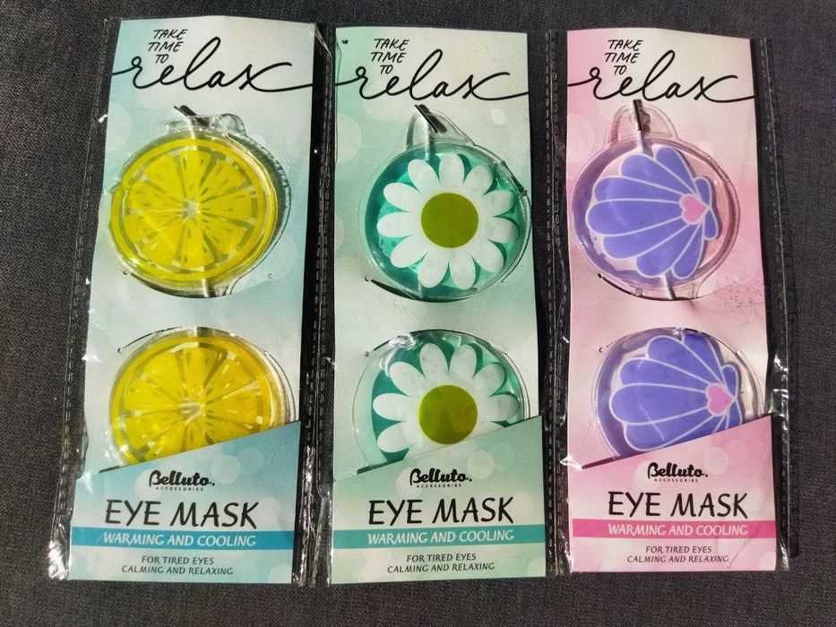 Багаторазова охолоджуюча/ зігріваюча маска Для сну Від зморшок Втоми