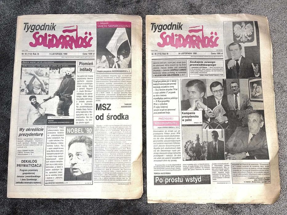 Tygodnik SOLIDARNOŚĆ 1990