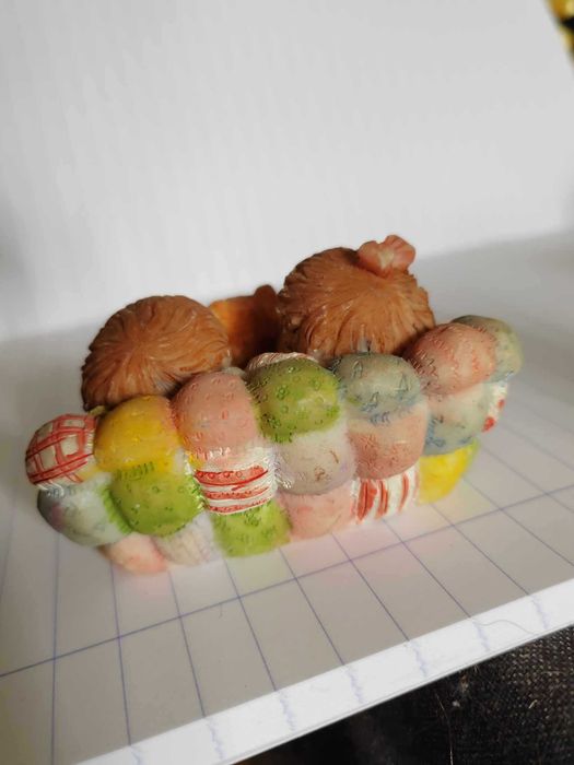 Śpiące bobaski Figurka Resin Miś Chłopiec Dziewczynka