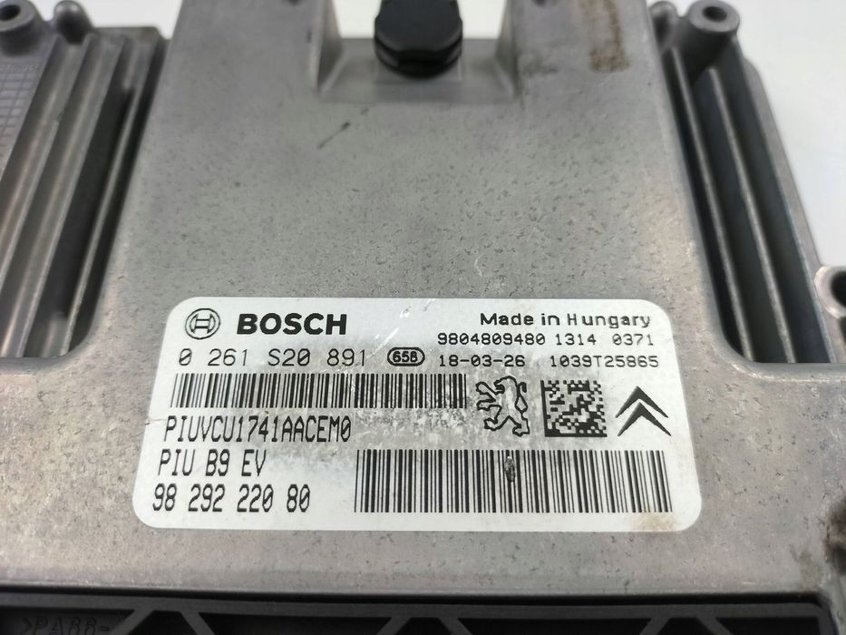 sterownik komputer silnika citroen berlingo peugeot partner 9804809480