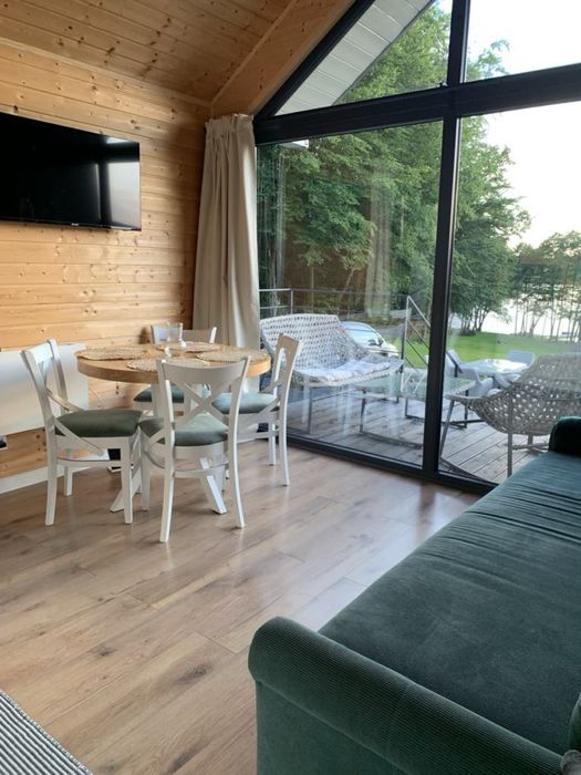 Kaszuby Domek letniskowy własna linią brzegowa, Sauna, balia, jacuzzi