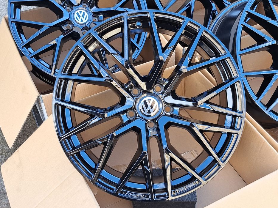 ALUFELGI VW 17 5x112 Turan Passat Golf Jetta Scirocco Caddy BLACK CA20