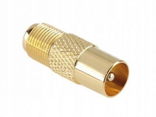 Wtyk antenowy metal na fkę ( gold )