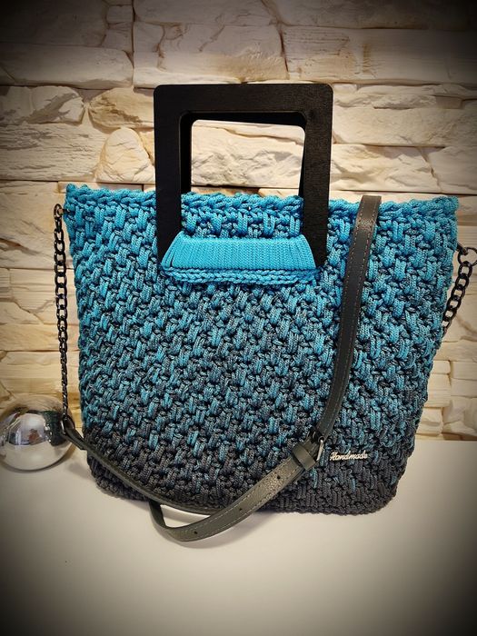 Torebka kuferek hand made ombre