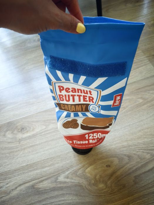 Porta-Sacos / Dispensador Divertido "Peanut Butter" com Ventosa