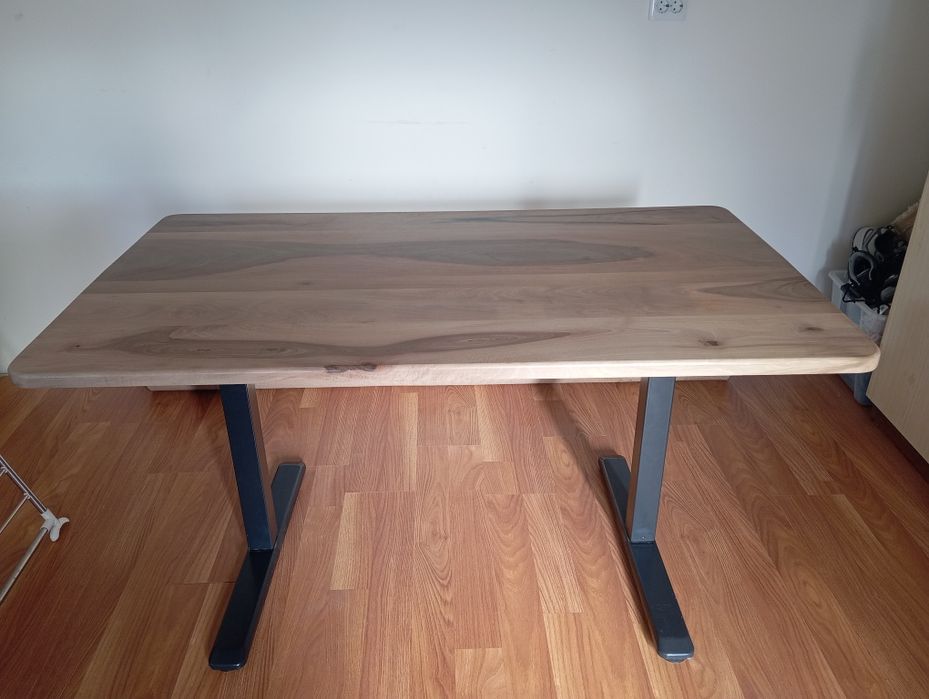 Стол орех металеві ножки регулювання висоти