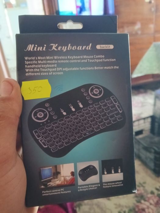 Клавіатура бездротова KEYBOARD Mini і8 з підсвічуванням