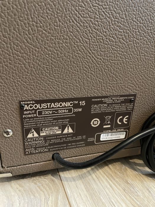 Fender Acoustasonic 15 | Wzmacniacz akustyczny | Piecyk