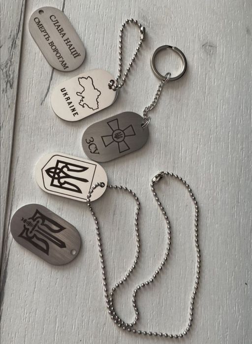 Армійські жетони, жетони з гравіровкою