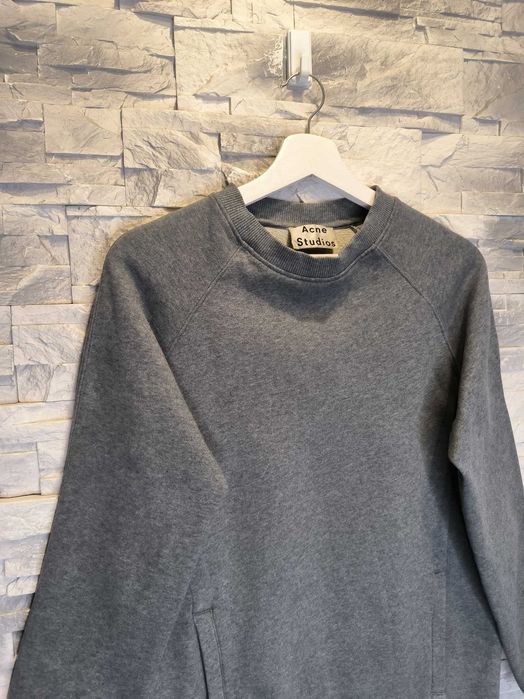Sukienka Acne Studios Fiera FL Szara Damska Długa Bluza