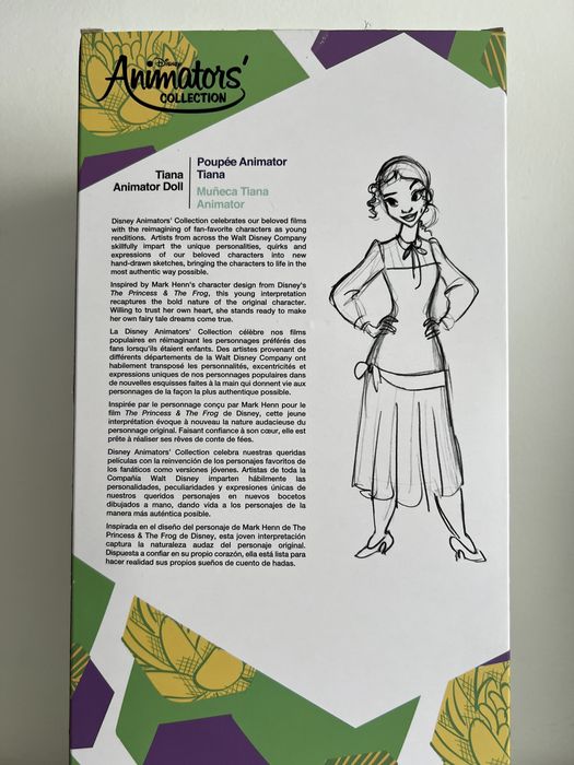 Boneca Tiana Disney Animators' Collection