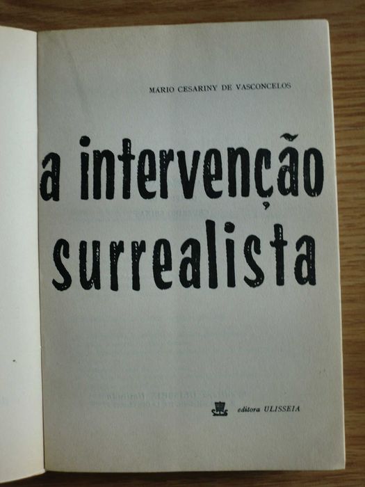 A Intervenção Surrealista
de Mário Cesariny de Vasconcelos