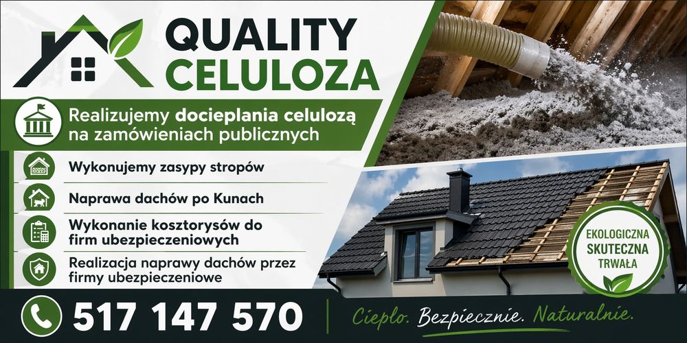 Docieplenia celuozą