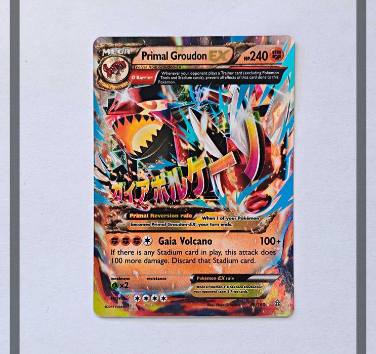 Primal Groudon Ex 86/160 PRC Pokemon ENG-NM